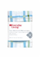 Everyday Living® 200 Thread Count Pillow Case King - 2 Pack Squiggle Plaid Perspective: Main