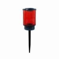 HD Designs Outdoors Glass Solar Stake - Red Perspective: Main
