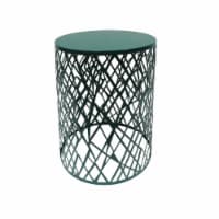 HD Designs Outdoors Geo Metal Stool - Green Perspective: Main