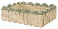 HD Designs Large Scallop Tray - Green Perspective: Main
