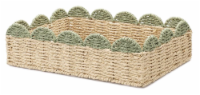 HD Designs Small Scallop Tray - Green Perspective: Main