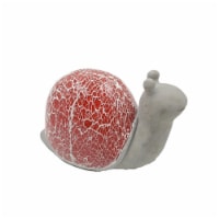 HD Designs Outdoors Mosaic Snail Statue - Red Perspective: Main