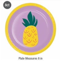 Everyday Living Pineapple Cocktail Plate Perspective: Main