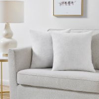 Everyday Living Textured Woven Decorative Pillow - 2 Pack Tofu Perspective: Main