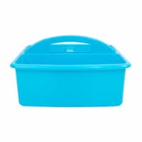 Office Works 3 Compartment Caddy - Light Blue Perspective: Main
