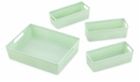 Whitmor Resin Drawer Organizers - Green Perspective: Main