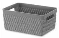 Everyday Living Resin Small Shelf Tote Gray Perspective: Main