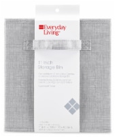 Everyday Living Fabric Drawer Tonal Alloy - Gray Perspective: Main