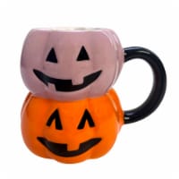 Holiday Home Double-Stack Pumpkins Mug Perspective: Main