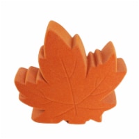 Holiday Home Flocked Leaf Decor - Orange Perspective: Main