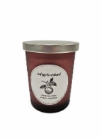 HD Designs Jar Candle Solid Frosted Glass - Harvest Red Apple Orchard Perspective: Main