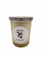 HD Designs Jar Candle Solid Frosted Glass - Harvest White Blackberry Perspective: Main