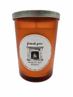 HD Designs Frosted Jar Candle - Fireside Spice Perspective: Main