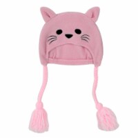 Sophia's - 18  Doll - Kitten Fleece Hat - Light Pink