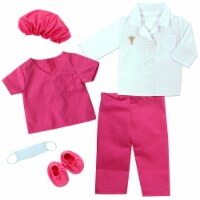 Sophia's Doll Clothes Doctor Scrubs and Lab Coat Set