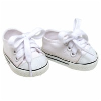 Sophia's White Canvas Sneaker Shoes with Laces