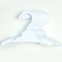 Sophia's 7 1/2  White Plastic Hangers 10 Pack Set Doll Accessories for 18  Dolls