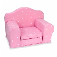 Sophia's - 18  Doll - Polka Dot Pull Out Chair Single Bed - Light Pink
