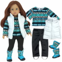 Sophia's Doll Clothes - Sweater Leggings Vest & Boots Outfit Set for 18  Dolls