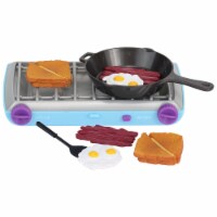 Sophia's 9 Piece Camp Stove and Food Set for 18  Dolls, Multicolor