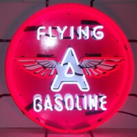 Neonetics Home Indoor Pub Restaurant Hotel Room Decorative Flying A Gasoline Neon Sign