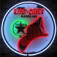 Neonetics Home Indoor Pub Restaurant Hotel Room Decorative Texaco Fire Chief Neon Sign