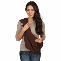 HugaMonkey Baby Sling Carrier for Newborn Babies, Infants and Toddlers - Brown, Medium