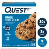 Quest Oatmeal Chocolate Chip Flavor Protein Bars