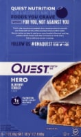 Quest HERO Blueberry Cobbler Protein Bars Perspective: Main