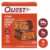 Quest Chocolate Caramel Pecan Hero Protein Bars Perspective: Main
