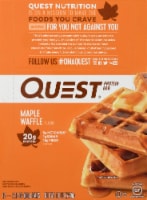 Quest Maple Waffle Protein Bars 12 Count Perspective: Main