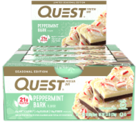 Quest® Peppermint Bark Flavor Protein Bars Perspective: Main