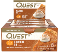 Quest® Pumpkin Pie Flavor Protein Bars Perspective: Main