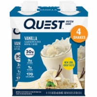 Quest™ Ready to Drink Gluten Free Vanilla Protein Shakes Perspective: Main
