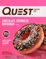 Quest® Chocolate Sprinkled Doughnut Flavor Protein Bars Perspective: Main