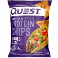 Quest® Tortilla Style Loaded Taco Protein Chips Perspective: Main