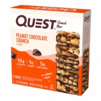 Quest Peanut Chocolate Crunch Snack Bar Perspective: Main