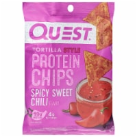 Quest® Tortilla Style Protein Chips Spicy Sweet Chili Perspective: Main
