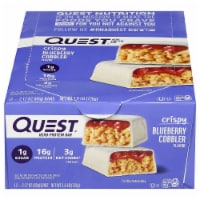 Quest® Crispy Blueberry Cobbler Hero Protein Bars Perspective: Main