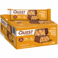 Quest Crispy Chocolate Peanut Butter Protein Bars Perspective: Main