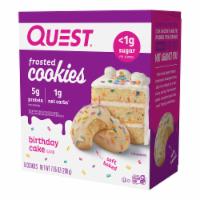 Quest® Birthday Cake Frosted Protein Cookies Perspective: Main