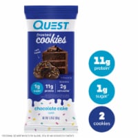 Quest Frosted Chocolate Cake Flavor Protein Cookie Perspective: Main