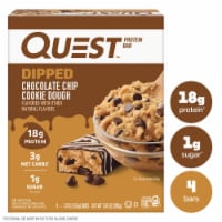 Quest® Dipped Chocolate Chip Cookie Dough Protein Bars