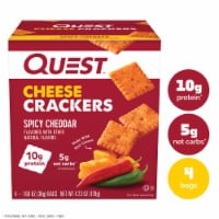 Quest® Spicy Cheddar Cheese Crackers Perspective: Main