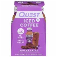 Quest Mocha Latte Iced Coffee 4 - 10 fl oz Bottles Perspective: Main