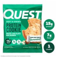 Quest High Protein Low Carb White Chocolate Macadamia Nut Cookie Perspective: Main
