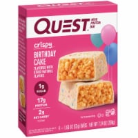 Quest Hero Crispy Birthday Cake Protein Bar Perspective: Main