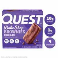 Quest™ Bake Shop Chocolate Protein Brownie Bars Perspective: Main