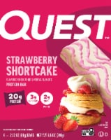 Quest Strawberry Shortcake Protein Bar Perspective: Main