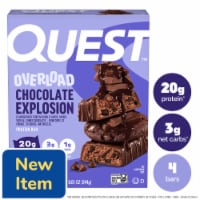Quest™ Overload Chocolate Explosion Protein Bar Perspective: Main